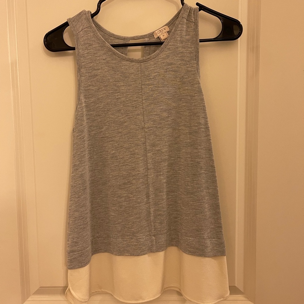 Color block sleeveless blouse